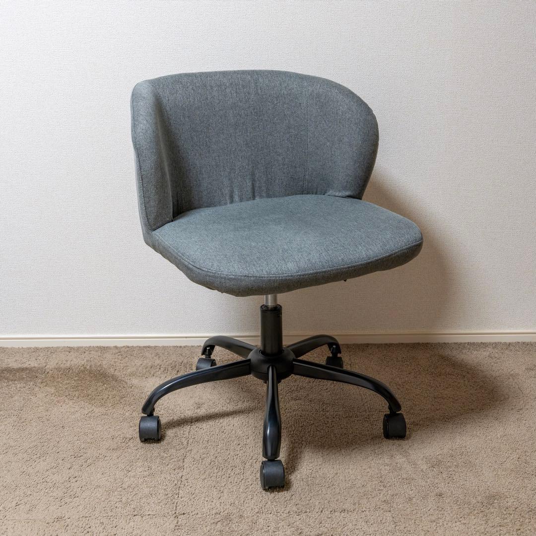 【かなでもの】 デスクチェア グレー