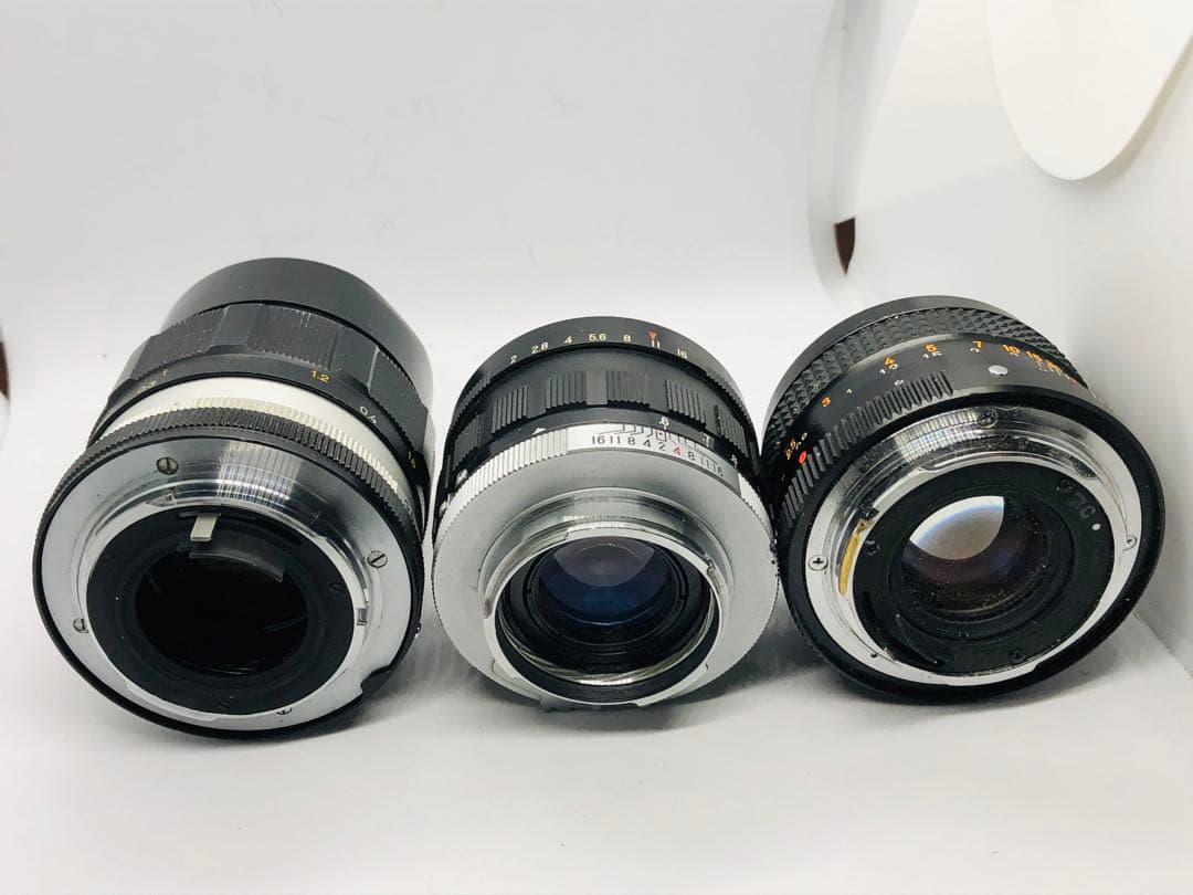 KONICA HEXANON 単焦点レンズ 3個 まとめて 動作未確認 ジャンク