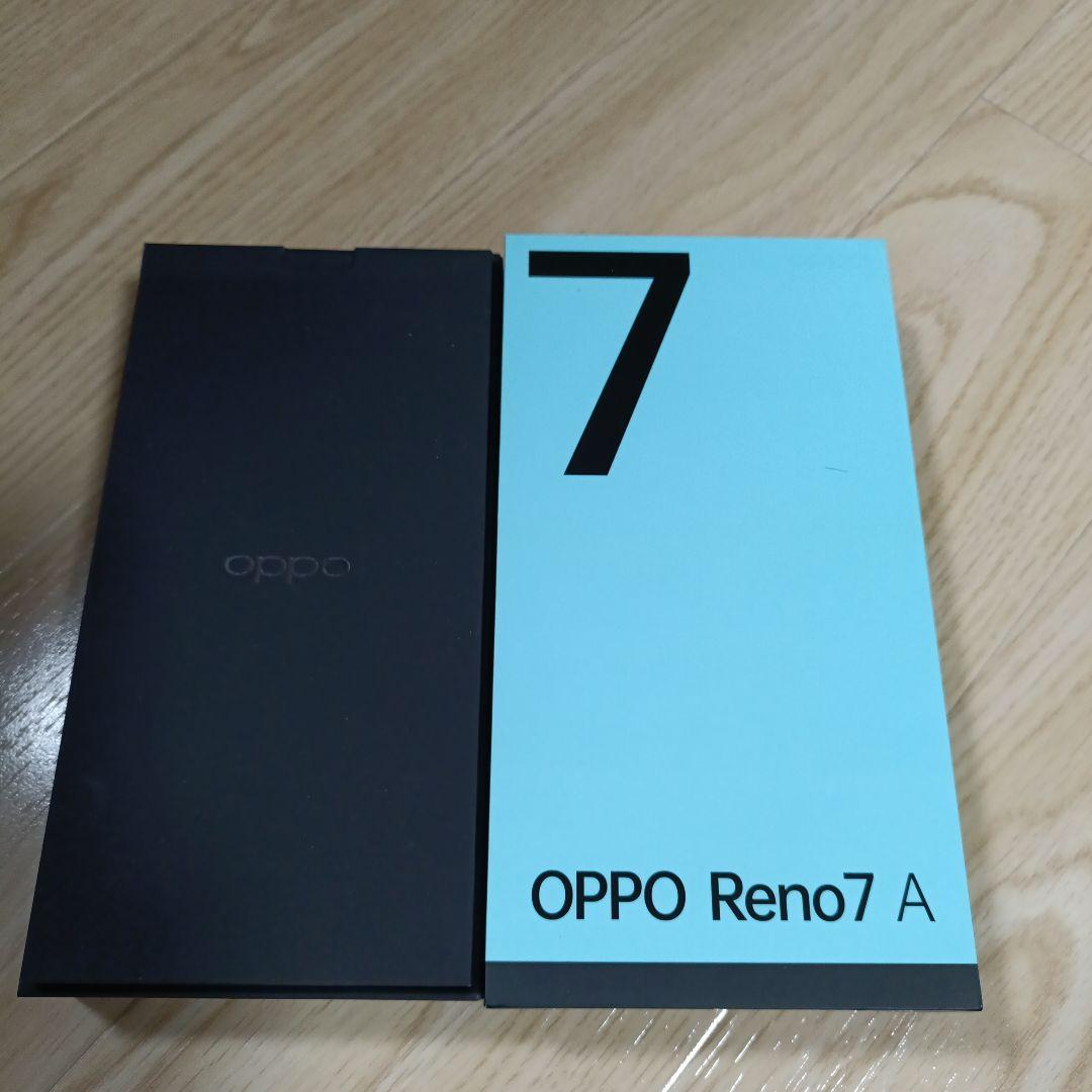 スマホ　OPPO　Reno7　本体　オッポ　ブラック
