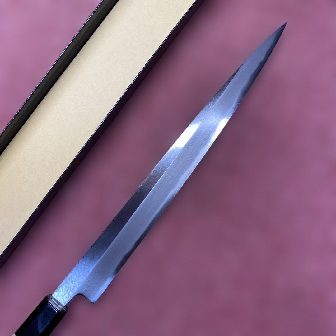 白ニ鋼　フグ引き包丁　270㎜　9寸