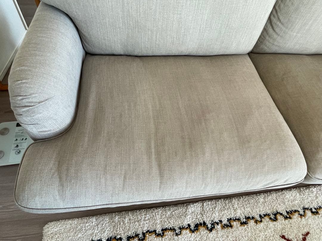 送料込み！IKEA イケアソファ3人掛け　グレー　ストックスンド