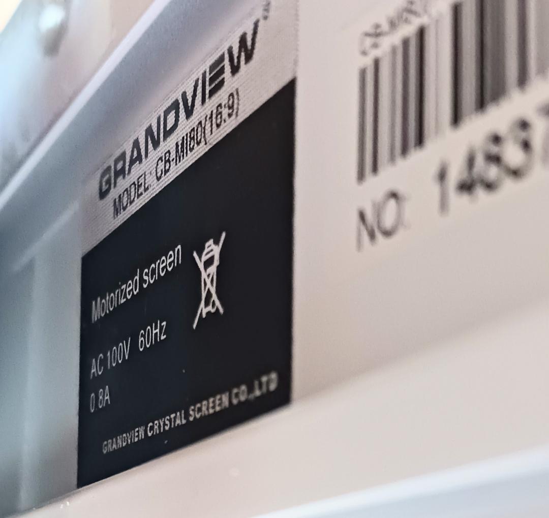 GRANDVIEW 電動プロジェクタースクリーン　CB-MI80 (株)キクチ