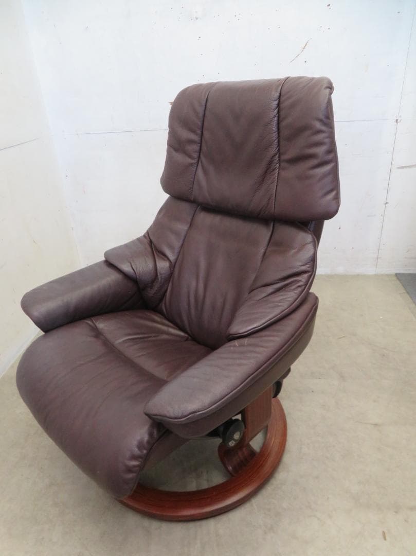 美品■ノルウェー■本革■エコーネス■ストレスレスチェア■レノ・M■リクライナー