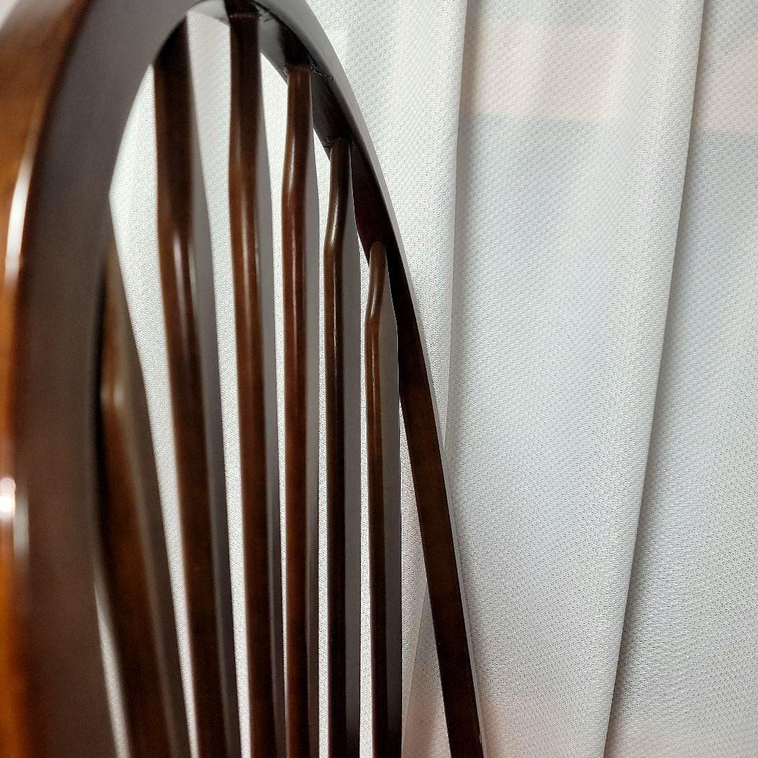 【即決】360°回転ヴィンテージ高級ダイニングチェア　マレーシア 安定ok！！