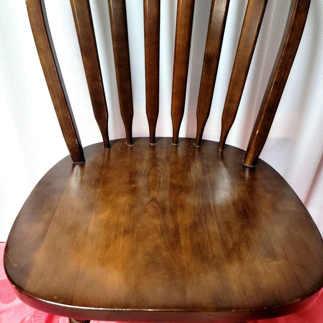 【即決】360°回転ヴィンテージ高級ダイニングチェア　マレーシア 安定ok！！