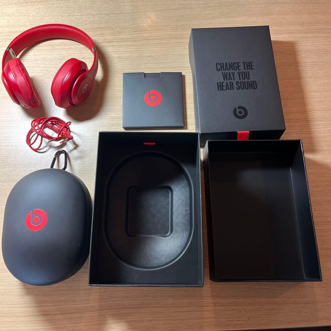BEATS STUDIO3 ワイヤレスヘッドホン レッド