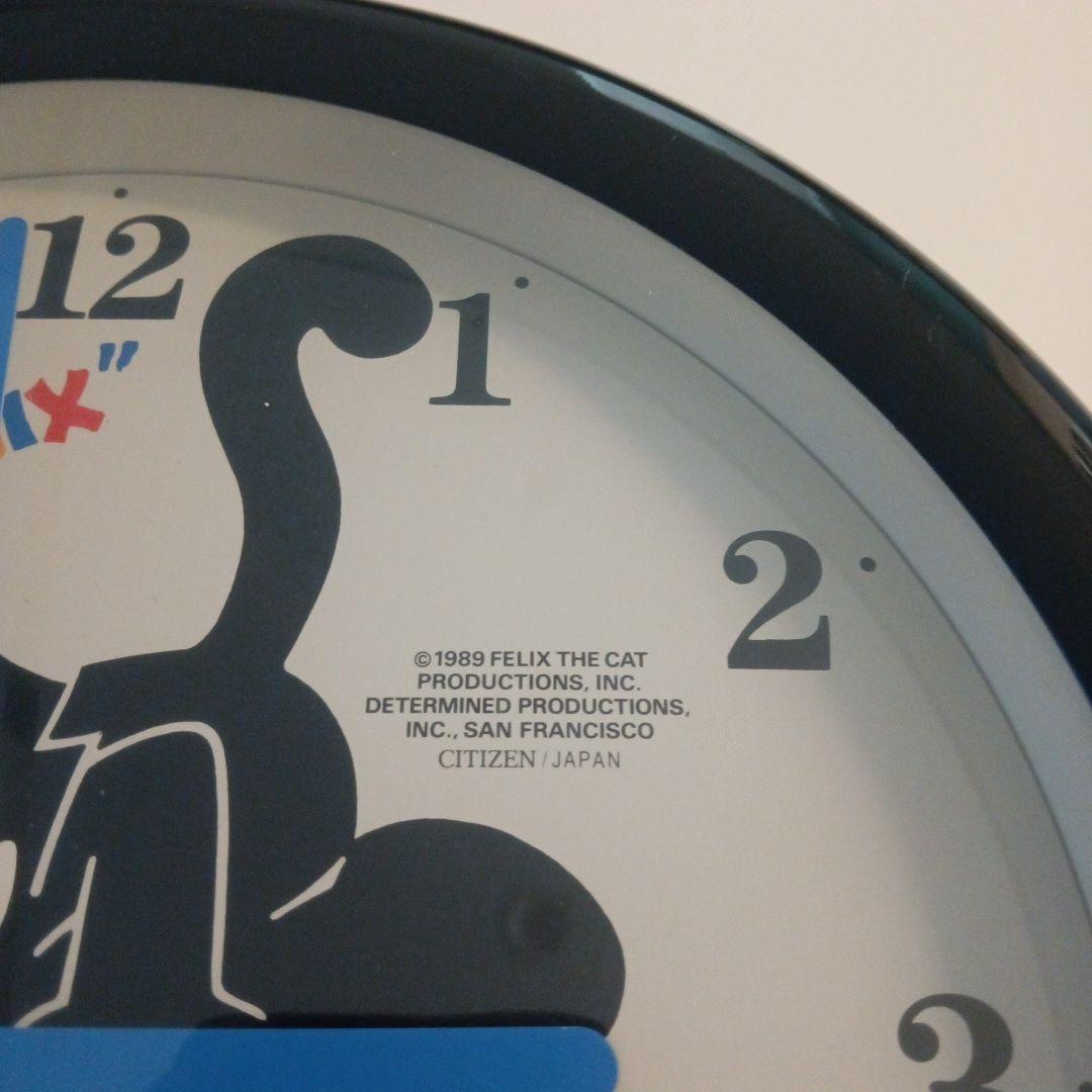 【貴重】80's \"Felix the Cat\" グラフィッククロック 入手困難