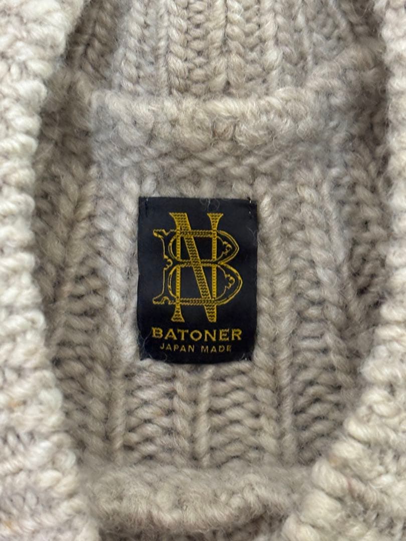 【美品】BATONERバトナー/ベージュ/サイズ2/M相当