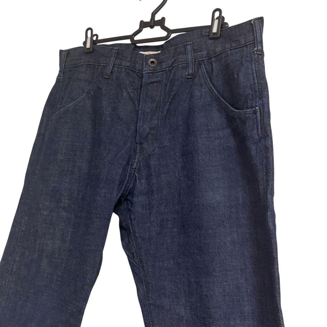 【未使用保管品】　ブルーナボイン　ピーターパンツ　デニム　赤耳　ボタンフライ