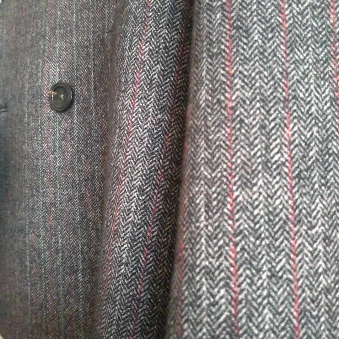 チルコロ テーラードジャケット ダブルボタン コットン ツイード ストレッチ素材