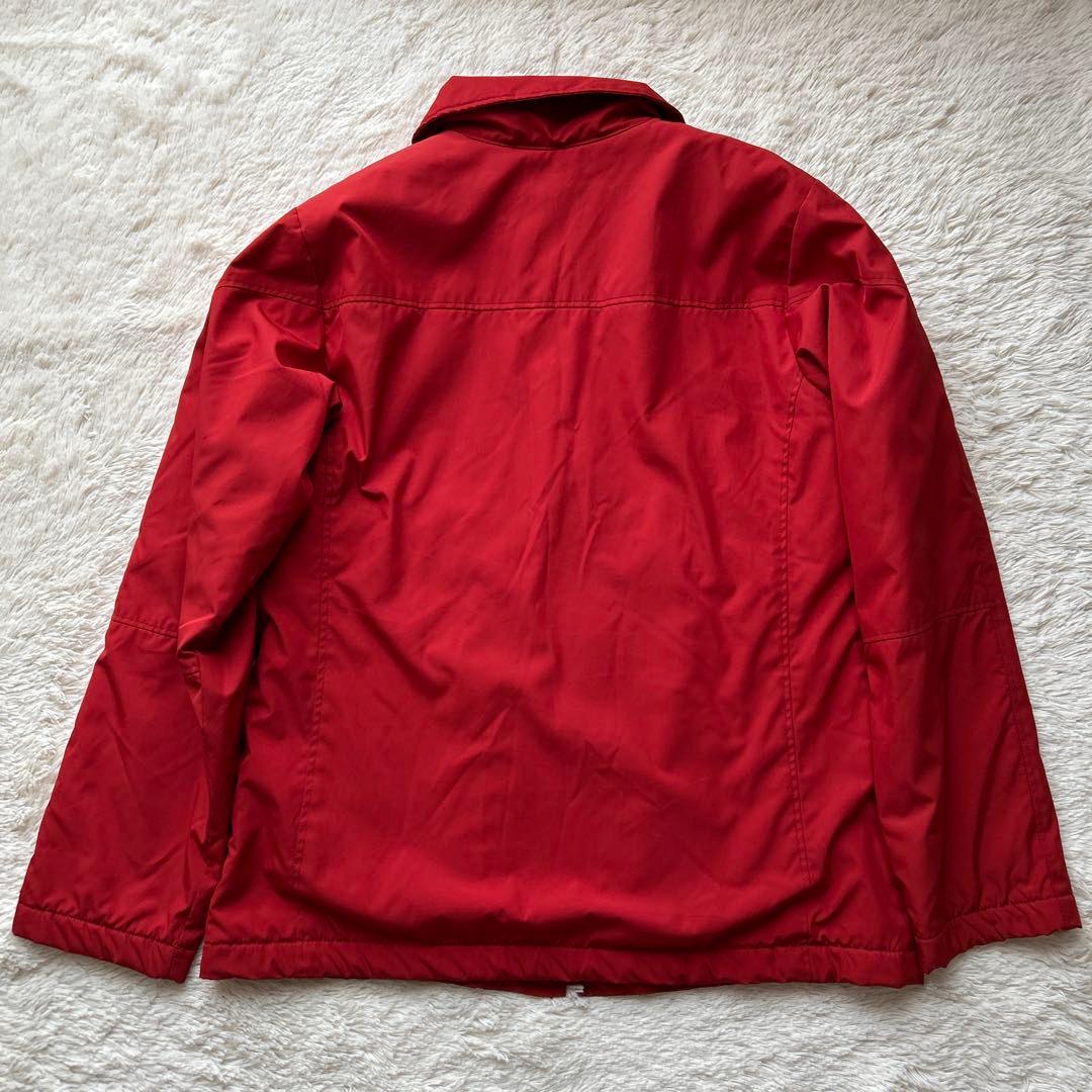 希少 Patagoniaパタゴニア 赤ナイロンジャケット　裏フリース y2k古着