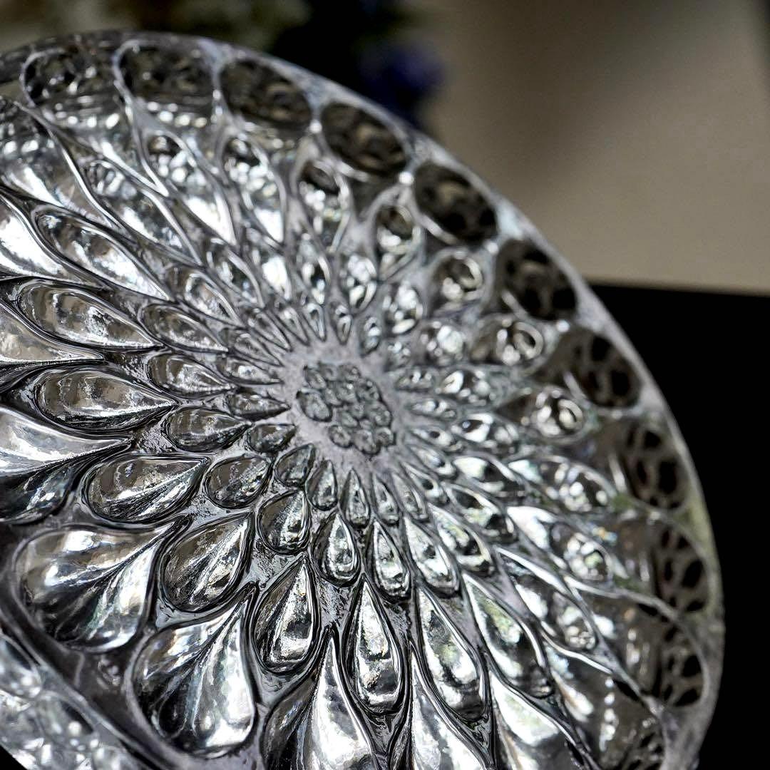 稀少 美品◆オールド バカラ《グート・ドー》プレート7枚セット◆優雅なる光彩