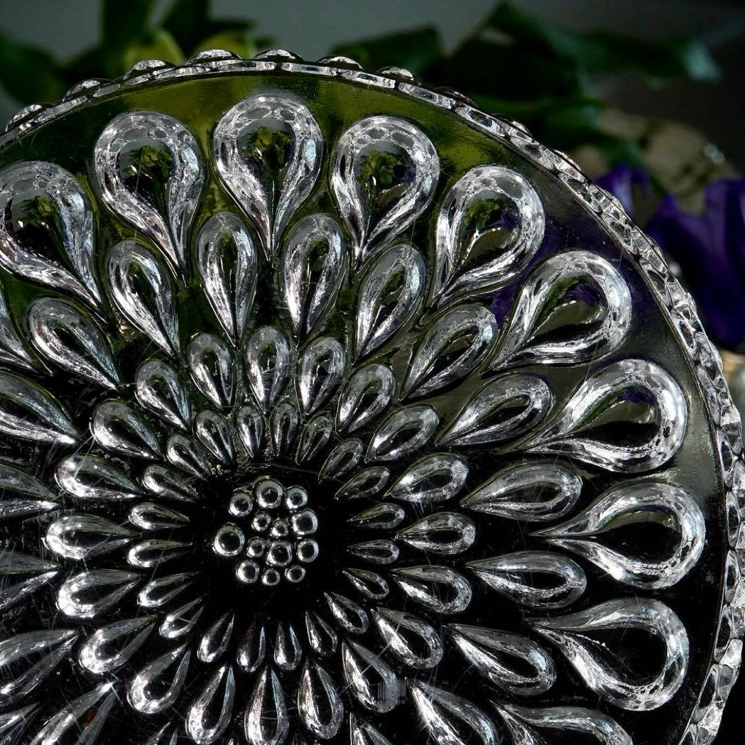 稀少 美品◆オールド バカラ《グート・ドー》プレート7枚セット◆優雅なる光彩