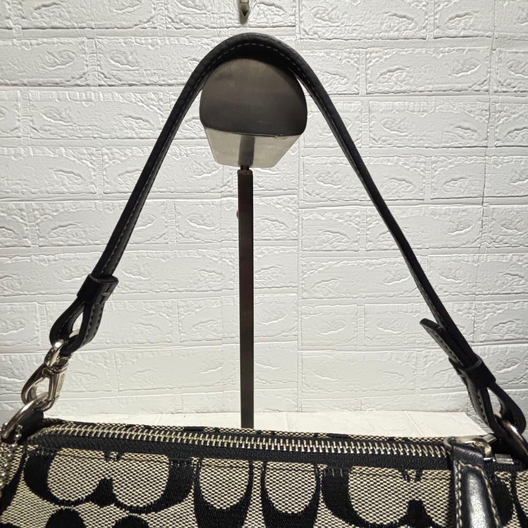 COACH コーチ アクセサリーポーチ シグネチャー キャンバス レザー