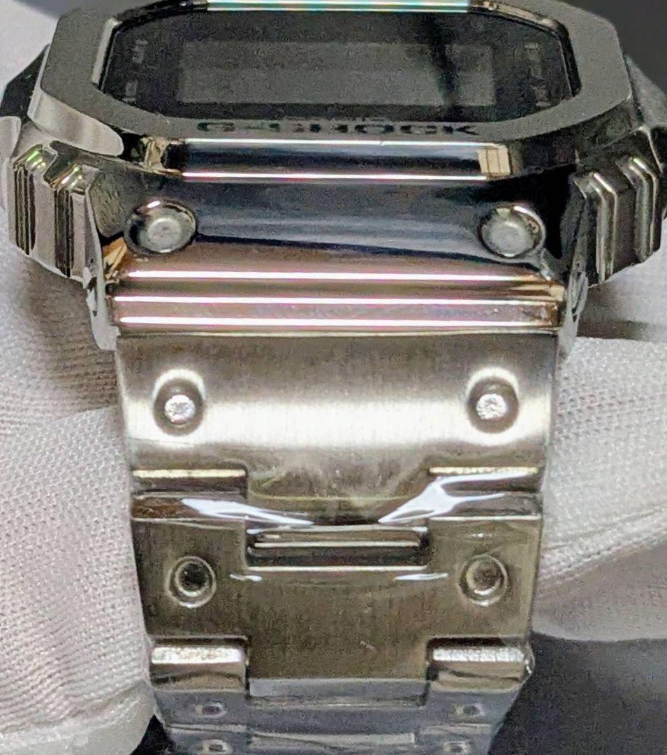 CASIO G-SHOCK GM5600フルメタルカスタム シルバー 付属品あり