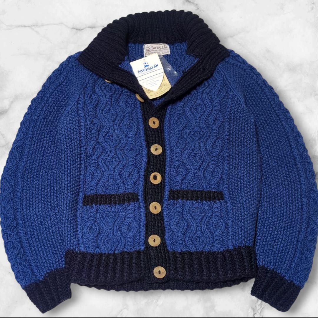 未使用品✨インバーアラン 茶タグ ニット カーディガン トゥモローランド別注