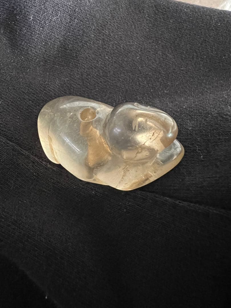 水晶　置物 人物？