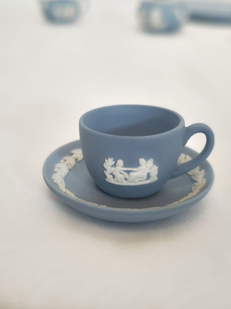 ウェッジウッド ジャスパー ミニチュアティーセット