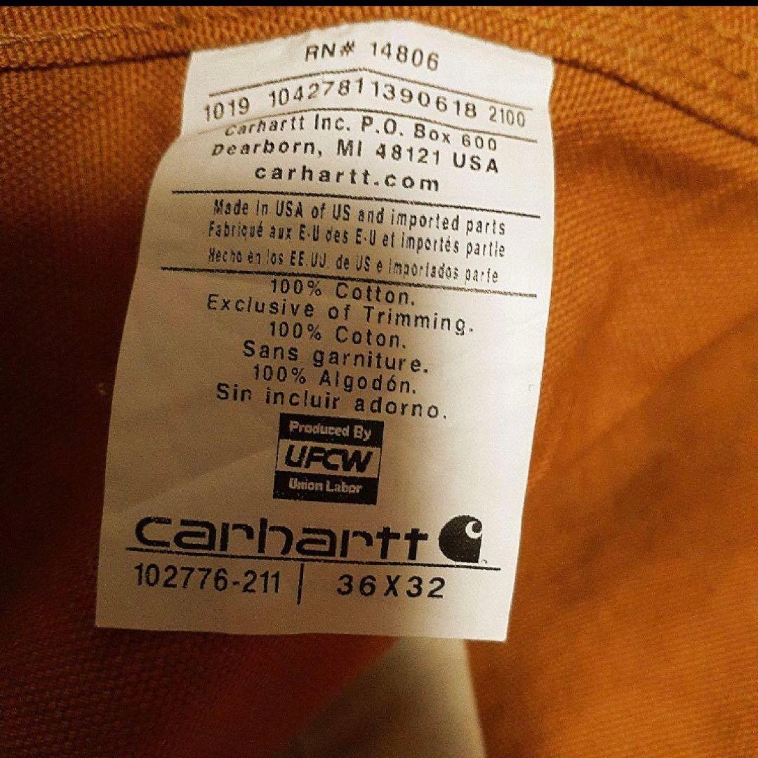 希少！USA製！！ ★Carharttオーバーオール　36×32
