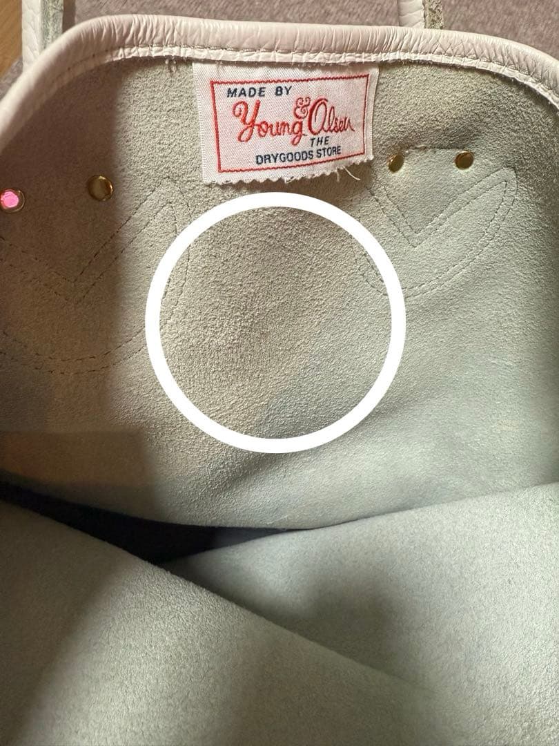 YOUNG&OLSEN ヤングアンドオルセン　ショルダー付トートバッグ