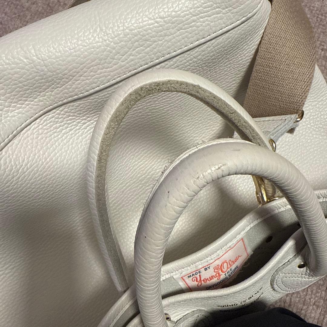 YOUNG&OLSEN ヤングアンドオルセン　ショルダー付トートバッグ