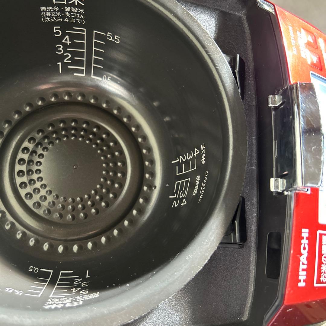 HITACHI 5.5合 圧力スチーム RZ-TS105M 炊飯器 22年製