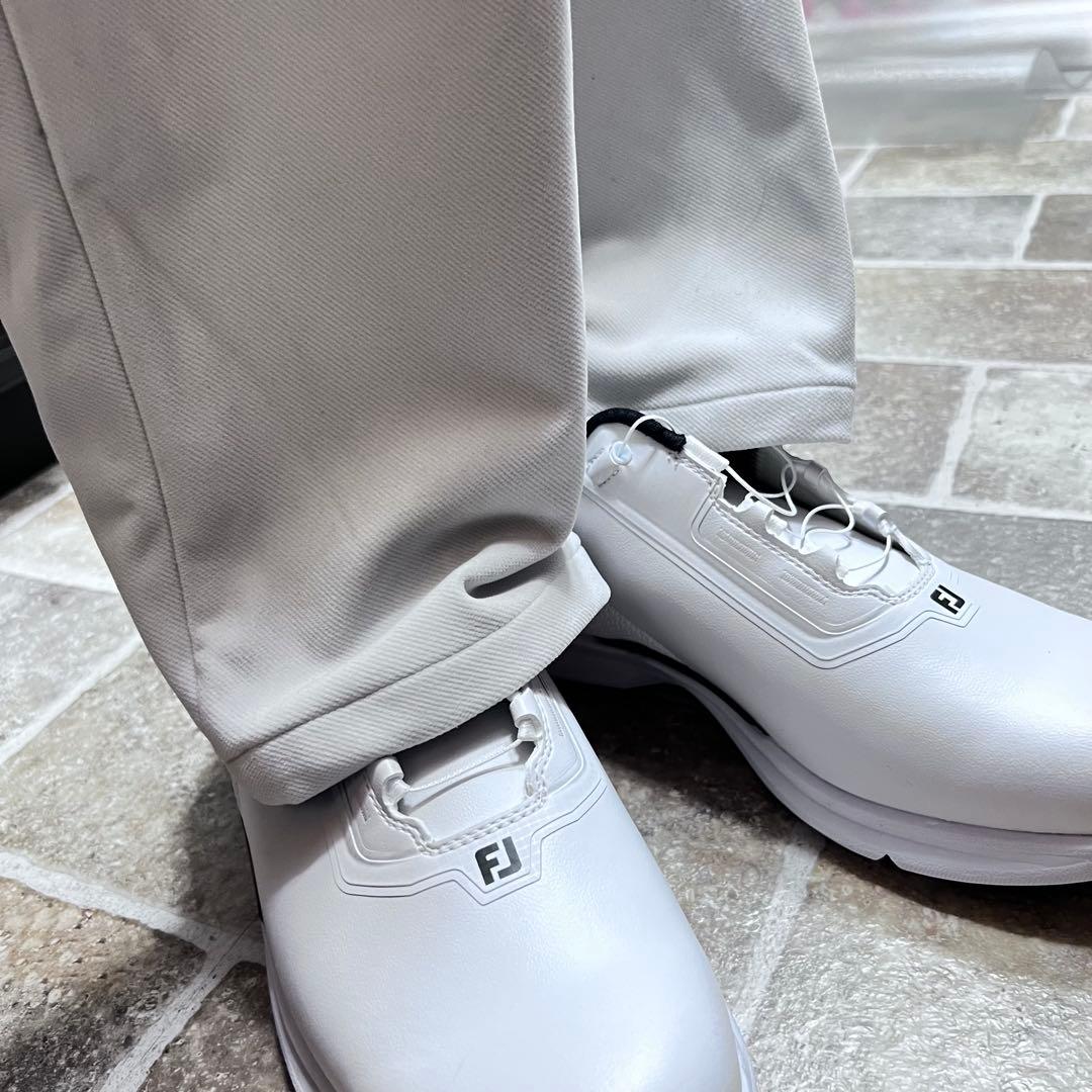 値下げ！！新品【25.5】FJ ゴルフシューズ ホワイト