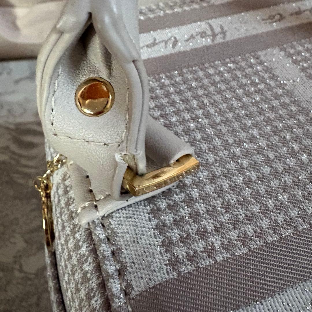 バッグ herlipto HLT Jacquard Vanity Bag pink