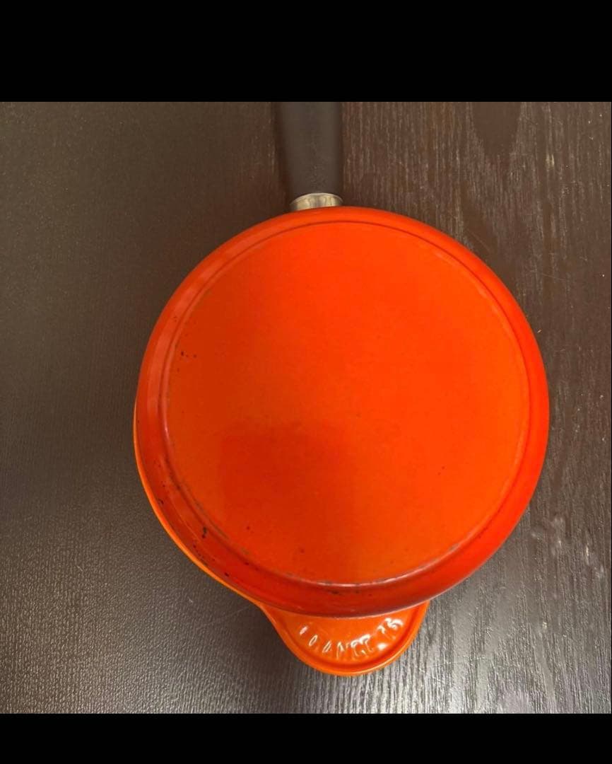 LE CREUSET　ルクルーゼ ソースパン オレンジ　片手鍋　16cm