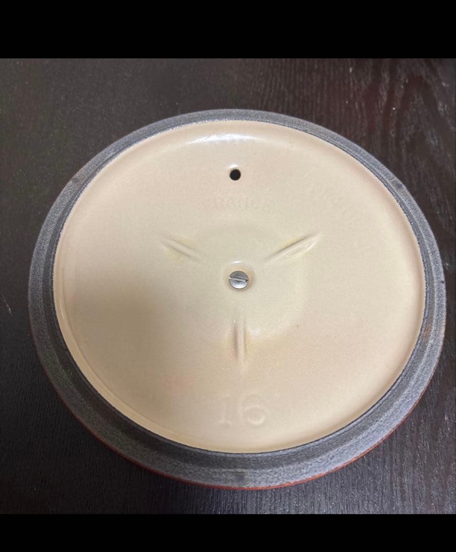 LE CREUSET　ルクルーゼ ソースパン オレンジ　片手鍋　16cm