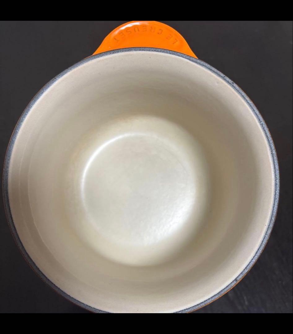 LE CREUSET　ルクルーゼ ソースパン オレンジ　片手鍋　16cm