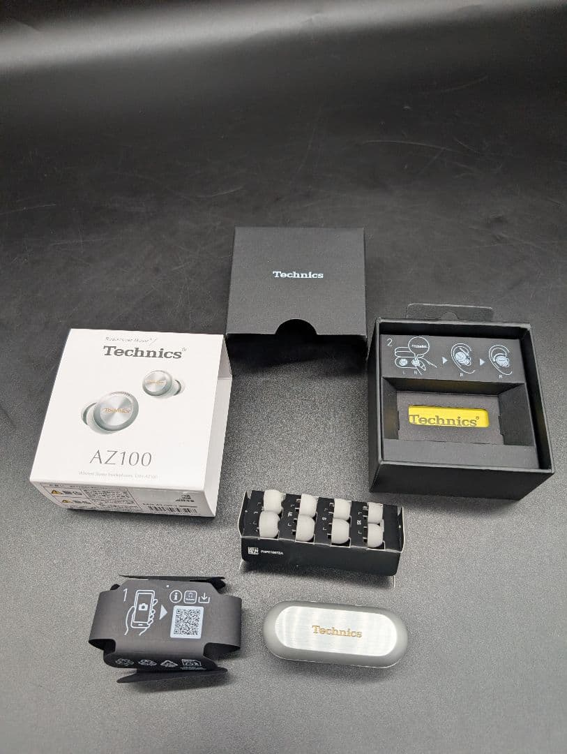 【美品・動作良好】 technics EAH-AZ100 シルバー　テクニクス