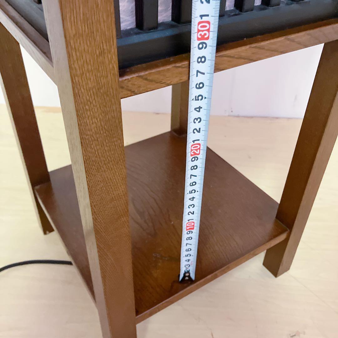 行灯　木製電気スタンド　フロアランプ　和室　和モダン