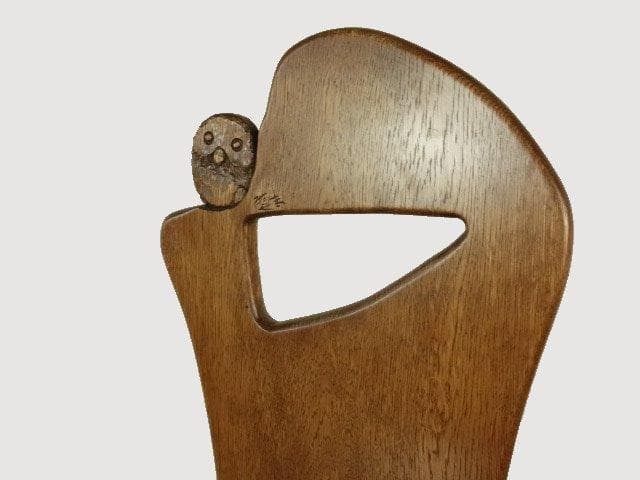 福来ふくろう　椅子　ダイニングチェアー　イスG　勇峰工芸（新）