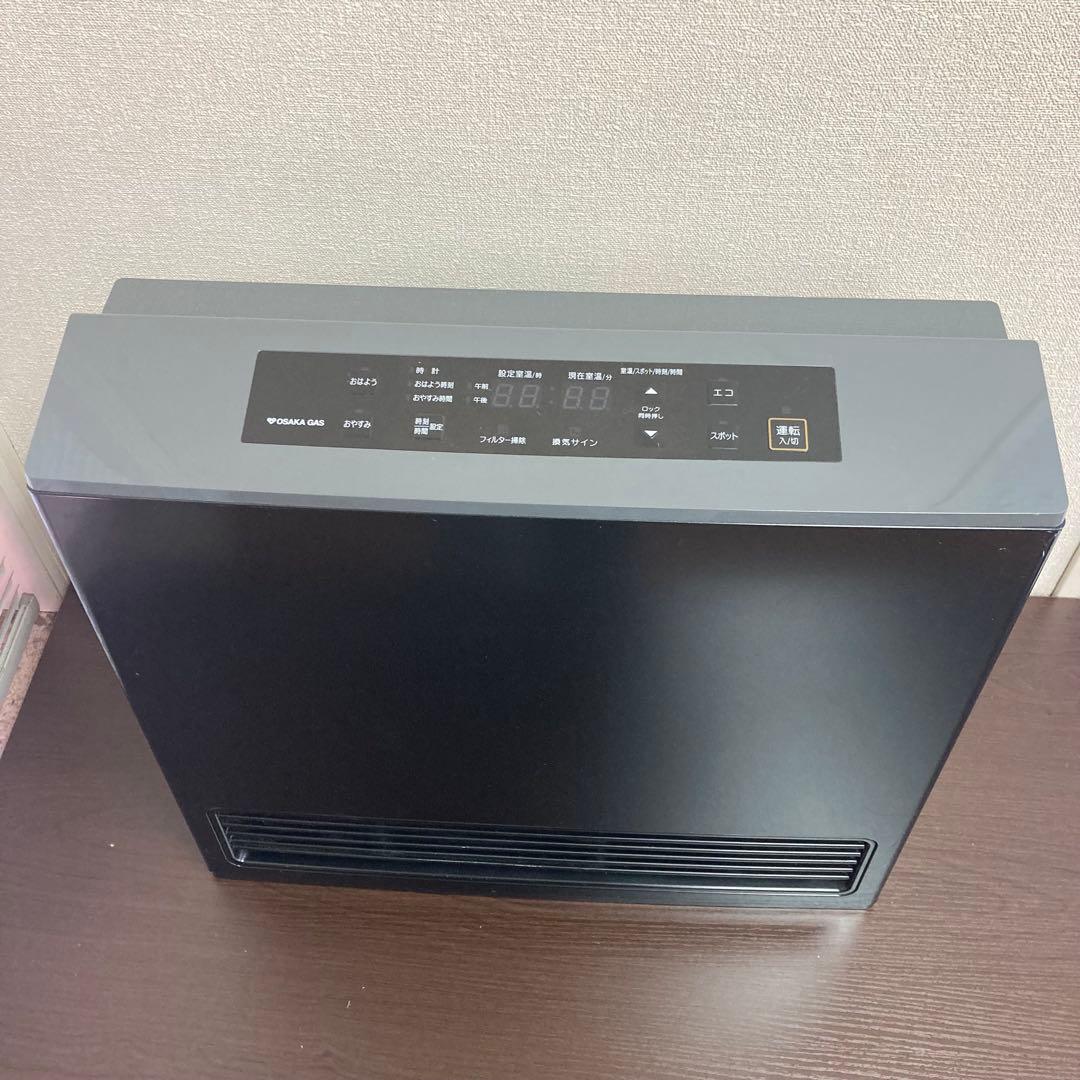 リンナイ ガスファンヒーター RC-U5801E ブラック 2019年製