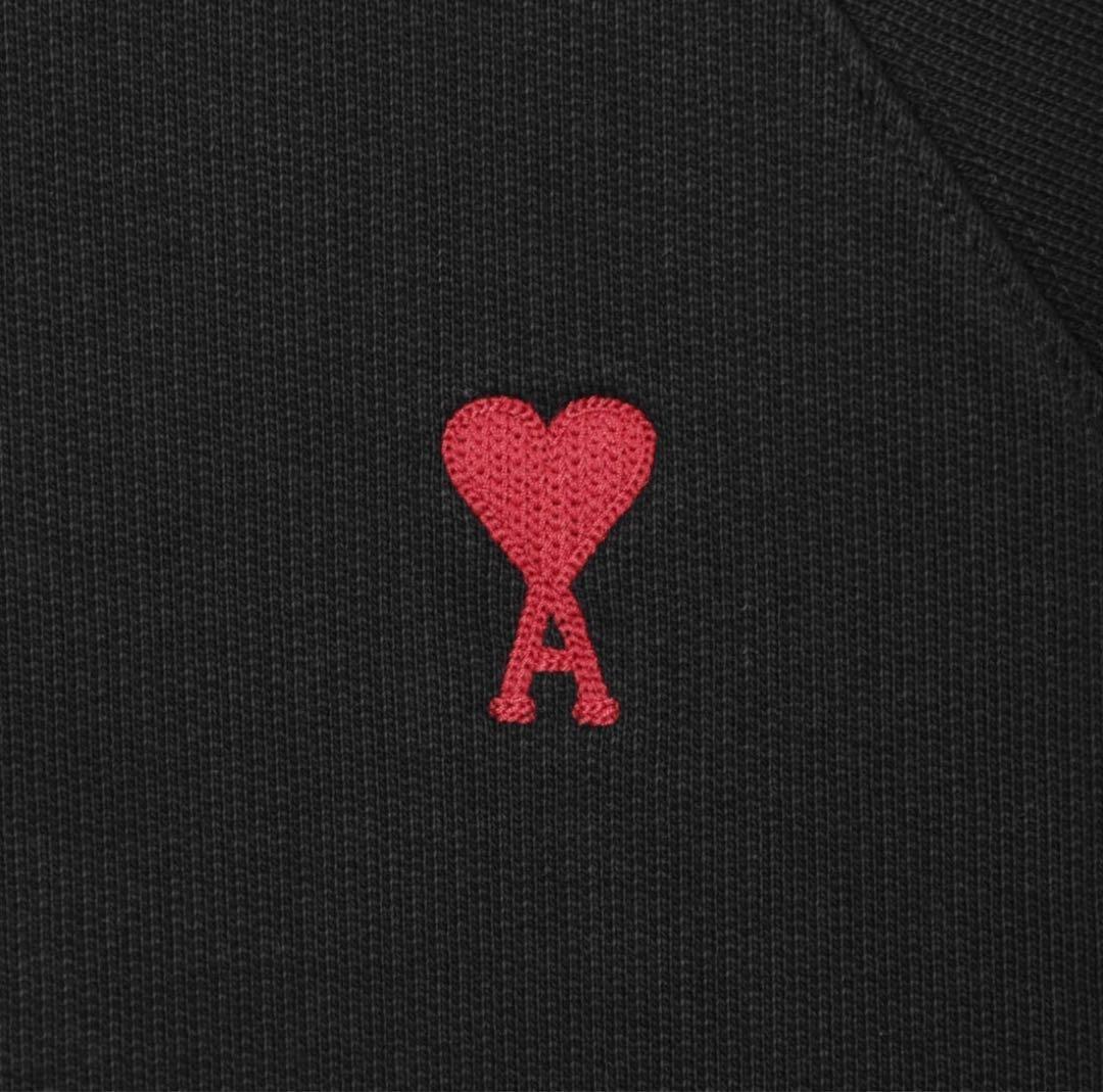 ラス１【新品未開封】アミパリスAmiParisスウェット トレーナーM黒ブラック