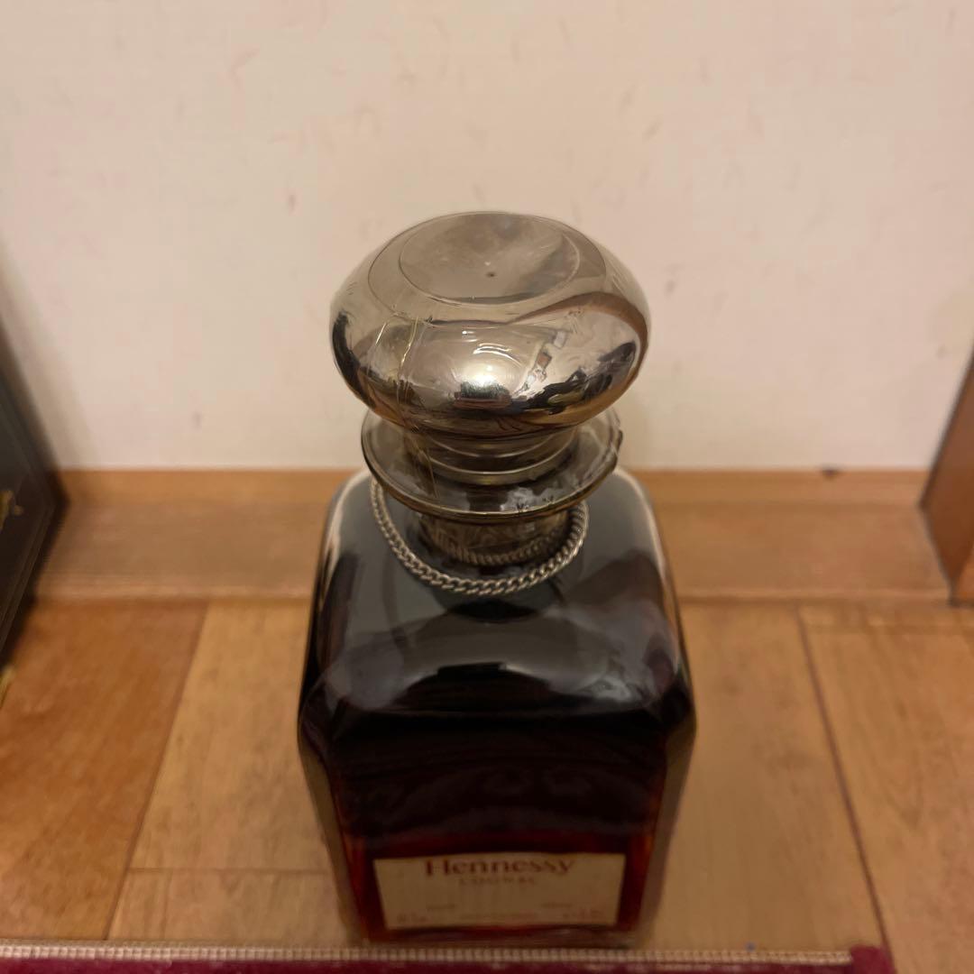 ヘネシー シルバートップ ブック型 青色 コニャック