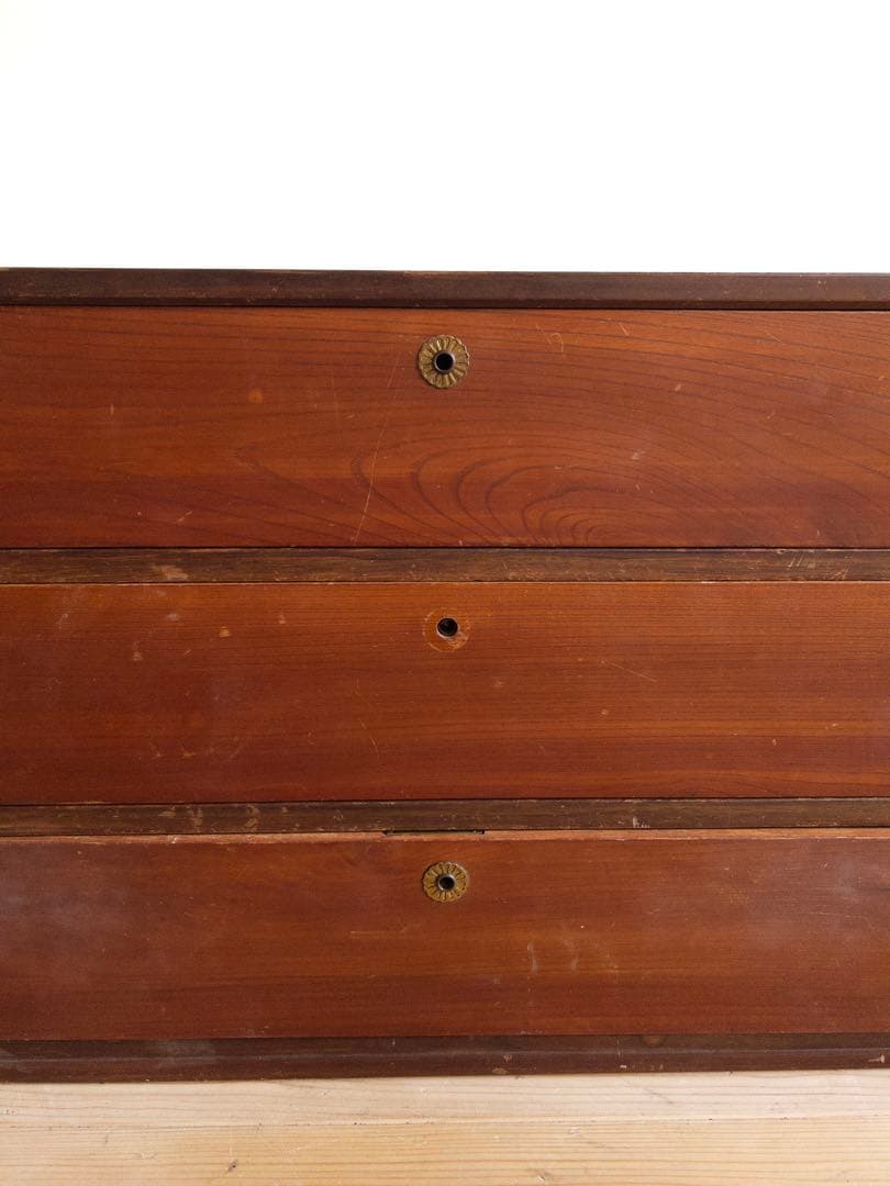 ローボード　棚　3段　木製　収納棚　古道具　古家具　ビンテージ　アンティーク