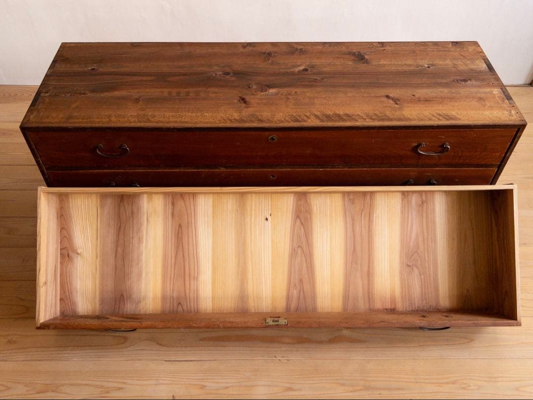 ローボード　棚　3段　木製　収納棚　古道具　古家具　ビンテージ　アンティーク