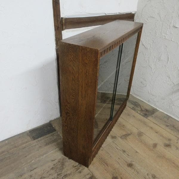 イギリス アンティーク 家具 ブックケース 本棚 書棚 ガラス 英国 6927d