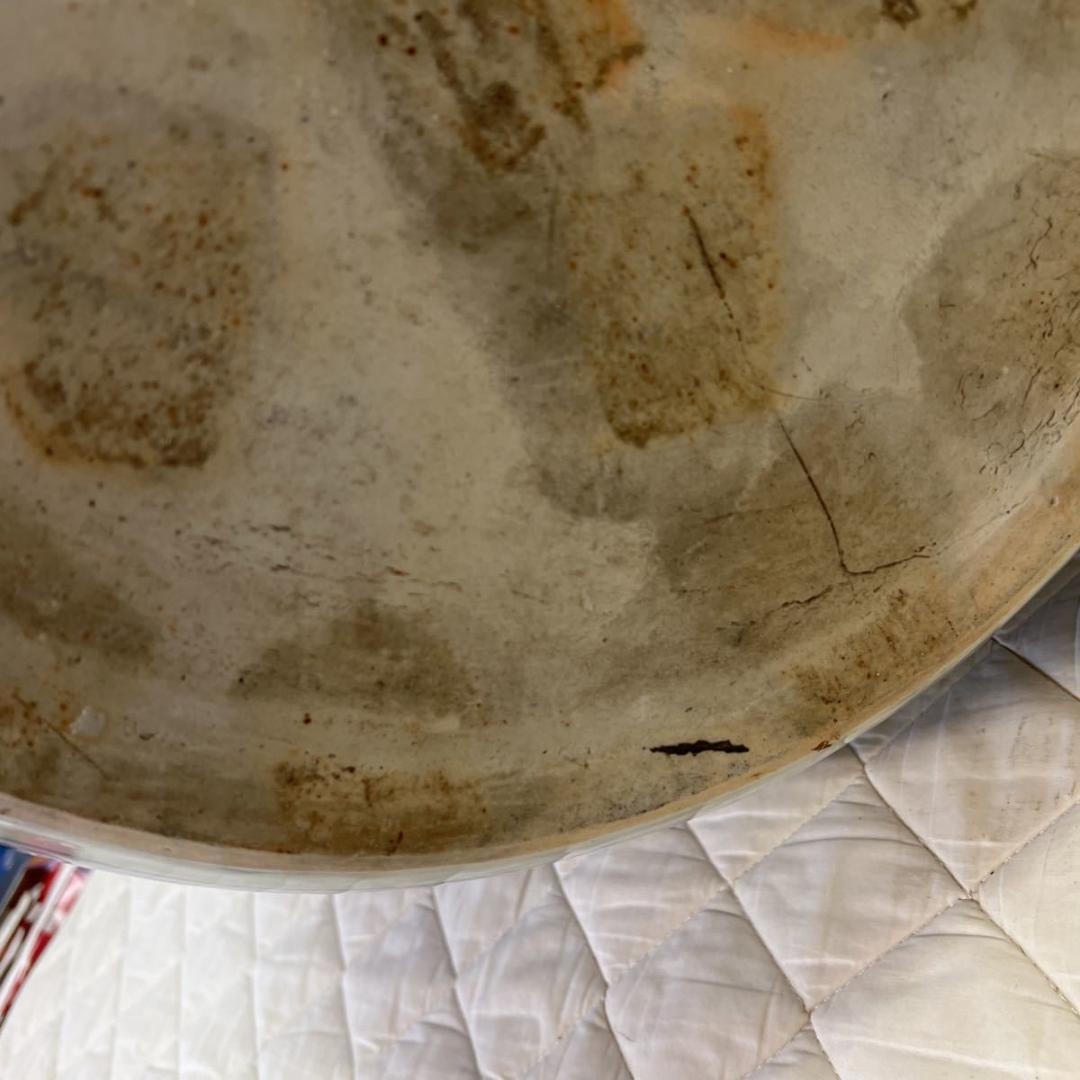 火鉢 染付 古民具 金魚鉢 メダカ鉢 伊万里 睡蓮鉢 アンティーク