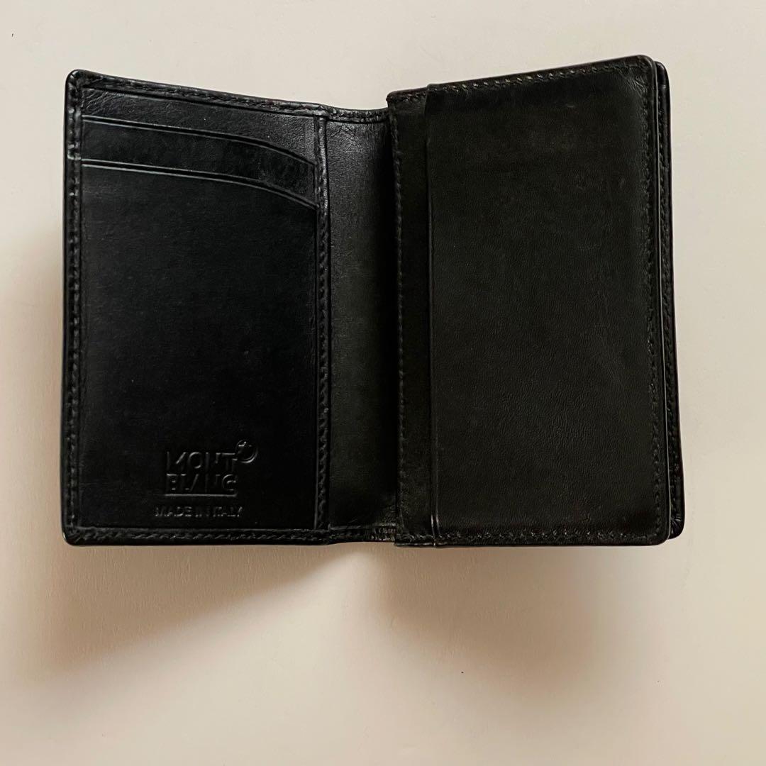 モンブラン　名刺入れ　カードケース　ブラック