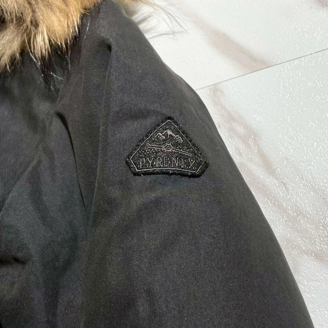 ピレネックス アヌシー エディフィス別注 ブラック ファー ダウンジャケット