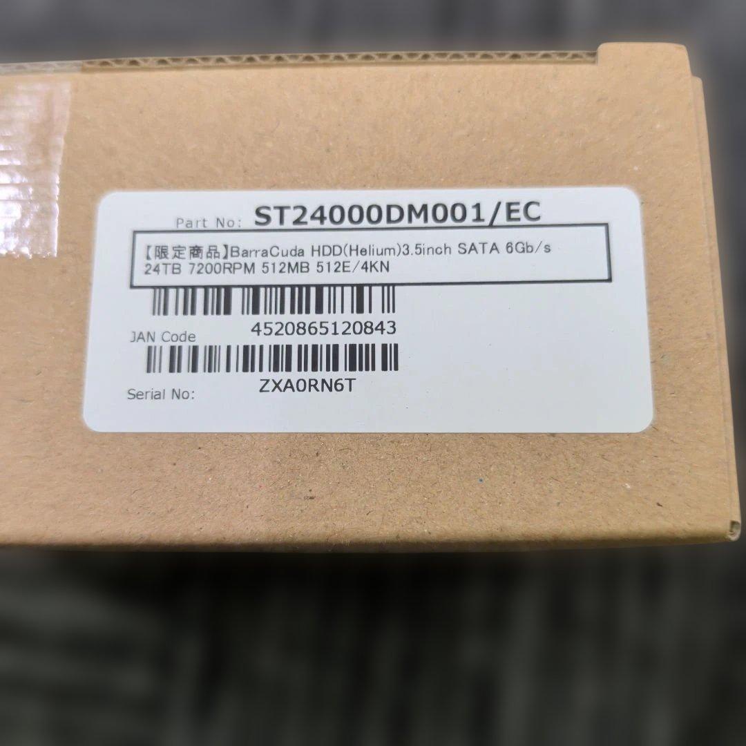 新品未開封Seagate Barracuda Compute 24TB HDD