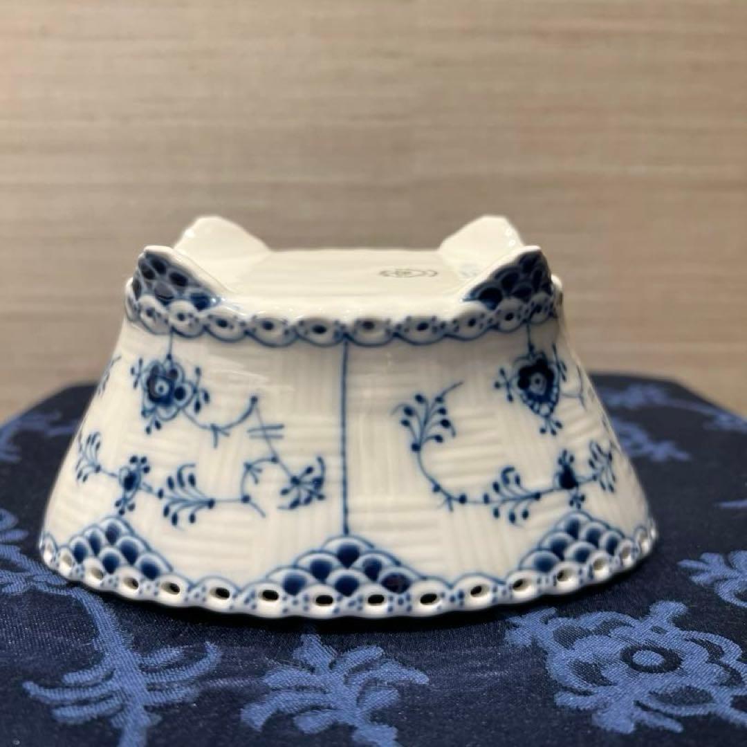 廃盤◼️ ロイヤルコペンハーゲン フルーレース　オーバル　足付きボウル