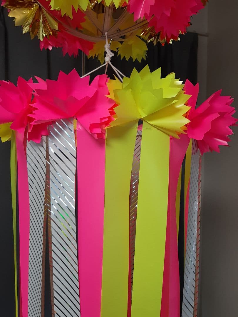 七夕　吹き流し(ピンク)