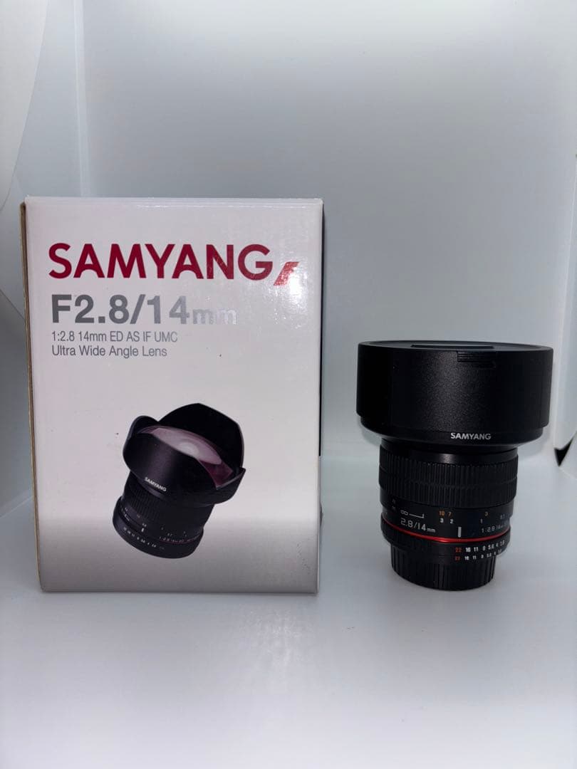 サムヤン 14mm F2.8 ED AS IF と角型フィルターホルダーセット