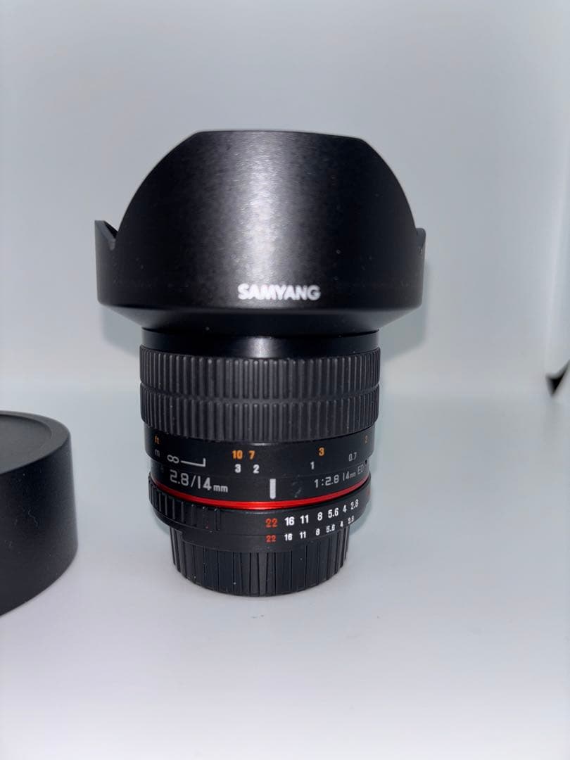 サムヤン 14mm F2.8 ED AS IF と角型フィルターホルダーセット
