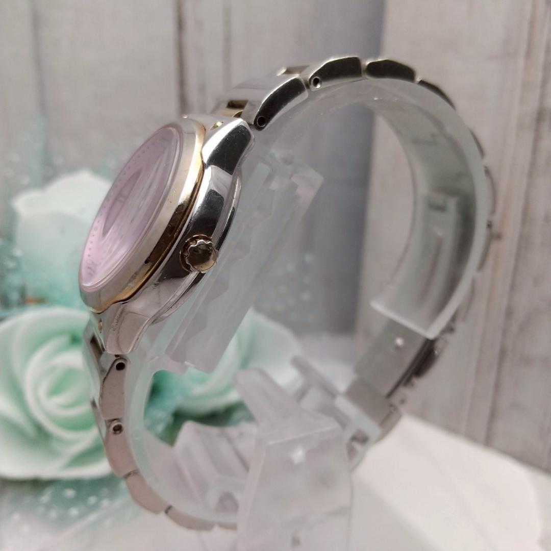 稼働品 ウィッカ カレンダー機能付き 腕時計 ソーラー式 レディース