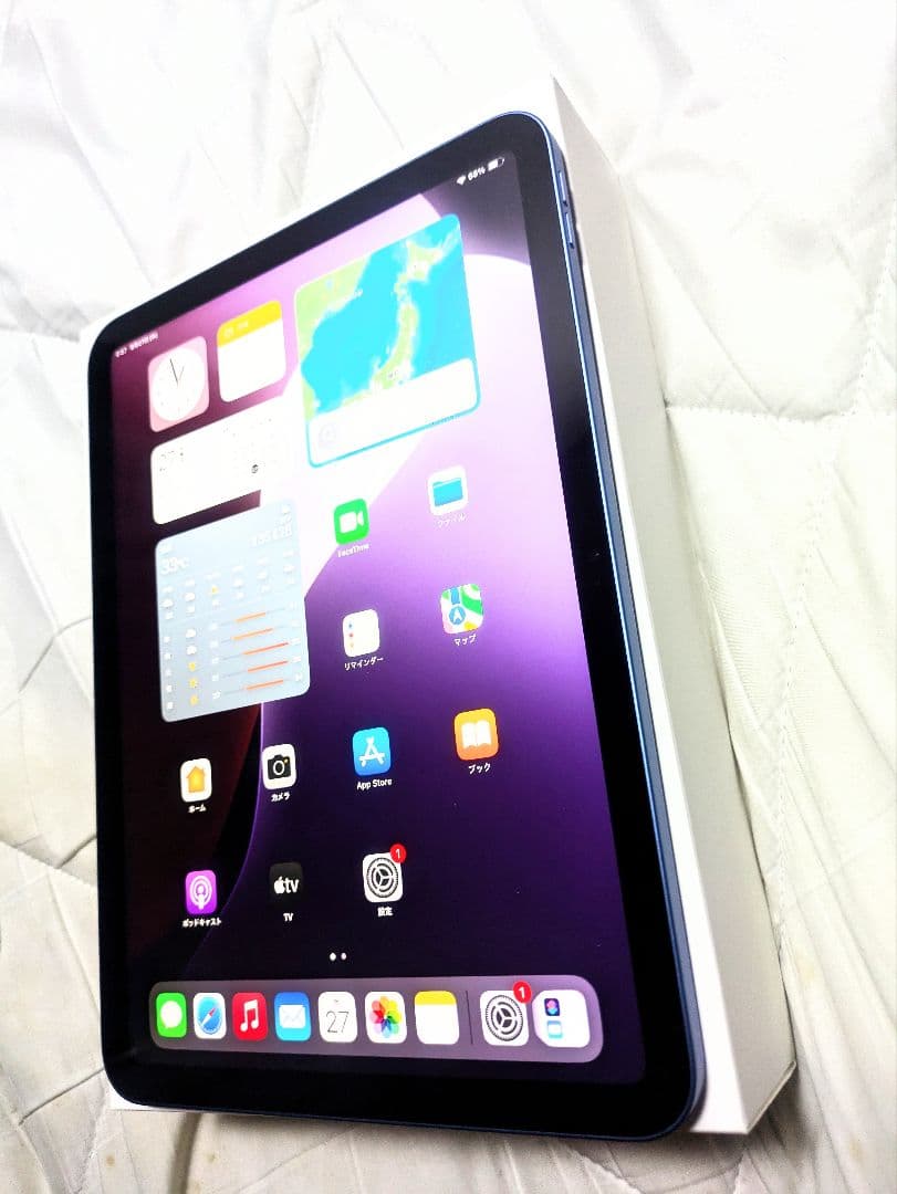 iPad第10世代Wi-Fiモデ FPQ93LL/Aブルー海外モデル256GB